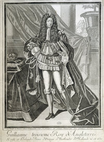 Portret van Willem III, Koning van Engeland, Prins van Oranje door Unknown artist