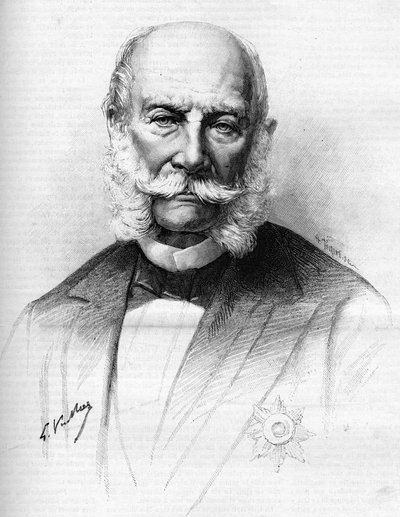 Portret van Willem I van Duitsland (1797-1888). door Unknown artist