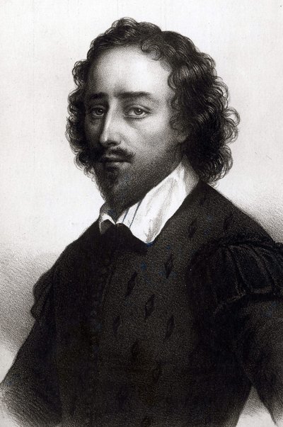Portret van William Shakespeare. Engelse toneeldichter (1564 tot 1616) door Unknown artist
