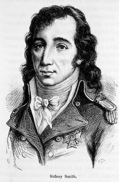 Portret van William Sidney Smith (1764-1840), Engelse admiraal door Unknown artist