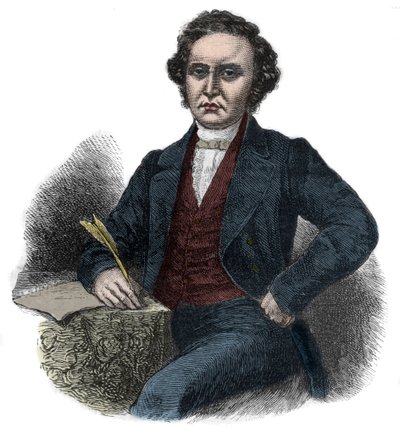 Portret van William Symington (1764-1831) Schotse pionier van de stoomvaart door Unknown artist