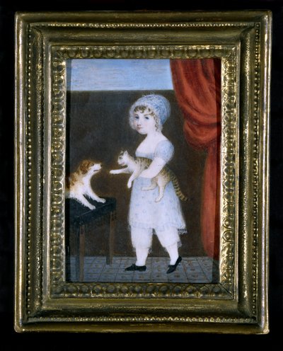 Portret van een meisje, ca. 1820 door Unknown artist