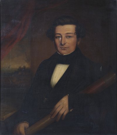 Portret van een jonge man door Unknown