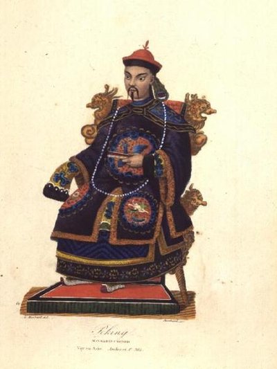 Portret van een mandarijn, c.1845 door Unknown artist