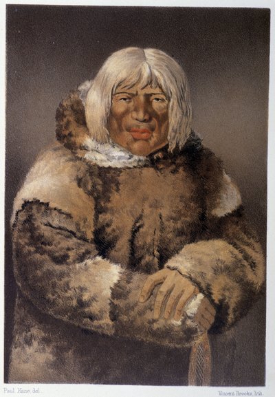Portret van een Eskimo - in 