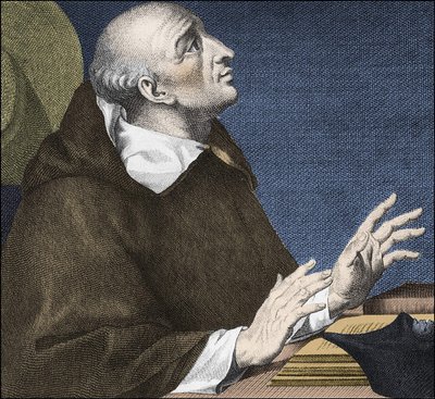 Portret van Juan de Torquemada (1388-1466) Spaanse kardinaal van de 15e eeuw, lid van de Dominicaanse Orde door Unknown artist