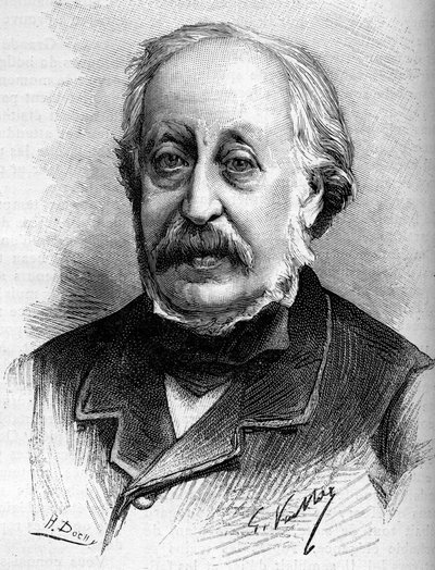 Portret van pianist-componist Stephen Heller (1813-1888). door Unknown artist