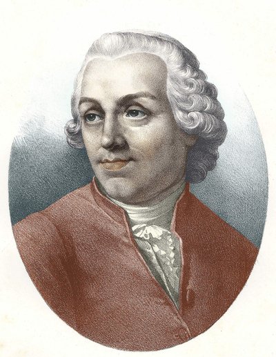 Portret van de Abbe Etienne Bonnot de Condillac, Franse filosoof door Unknown artist