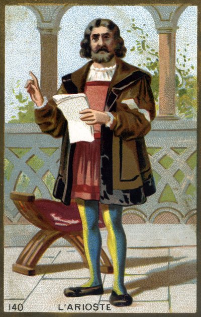 Portret van de Ariosta (1474 - 1533) of Ludovico Ariosto door Unknown artist