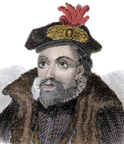 Portret van de hertog van Northumberland John Dudley (1501-1553) door Unknown artist
