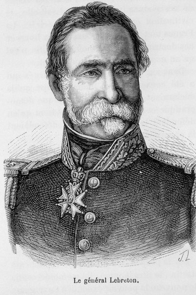 Portret van de Franse generaal Lebreton door Unknown artist