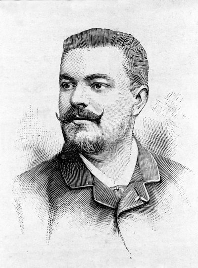Portret van de Franse tenor Jean Alexandre Talazac (1853-1892) door Unknown artist