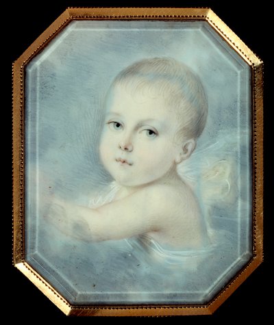 Portret van de koning van Rome als baby, zoon van keizer Napoleon I en toekomstige Napoleon II door Unknown artist