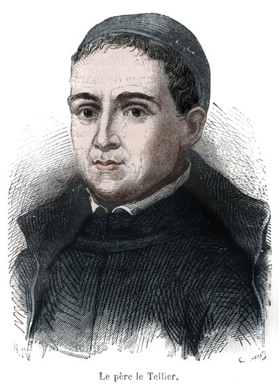 Portret van Pere Le Tellier door Unknown artist