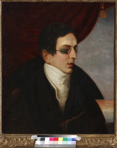 Portret van de dichter Nikolai Gnedich door Unknown artist