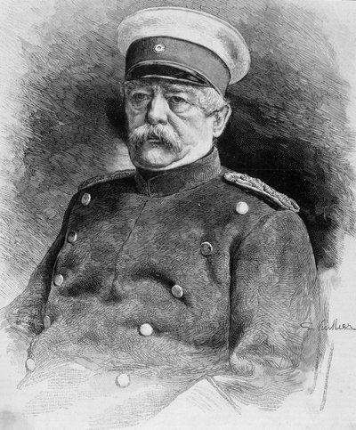 Portret van de Prins van Bismarck (1815 - 1898) door Unknown artist