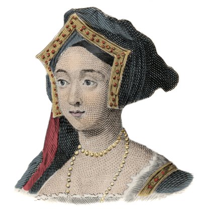 Portret van de koningin van Engeland Jane Seymour (1509-1537), echtgenote van Hendrik VIII door Unknown artist