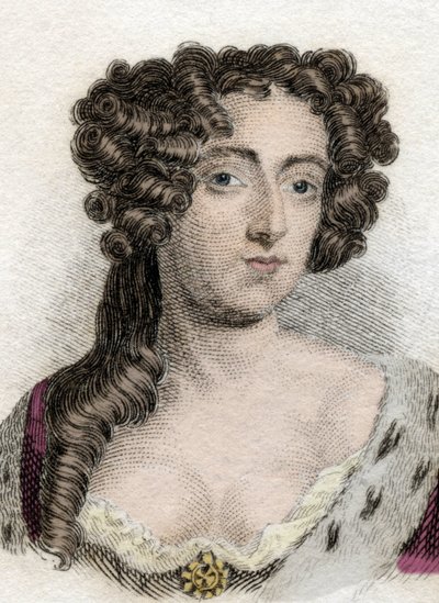Portret van de koningin van Engeland Mary II Stuart (1662-1694) door Unknown artist