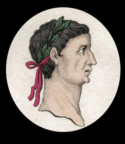 Portret van de Romeinse keizer Tiberius door Unknown artist