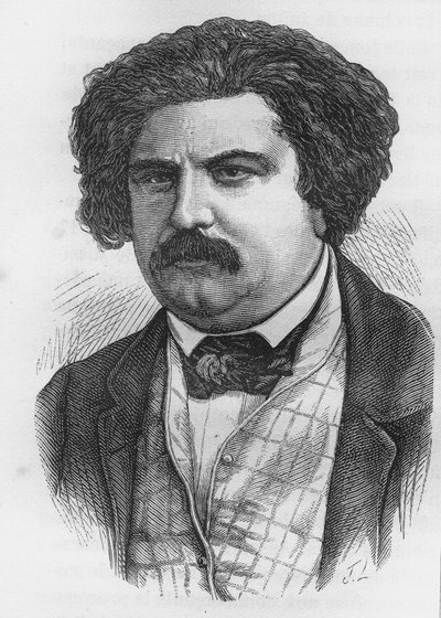 Portret van de Franse uitgever Pagnerre door Unknown artist