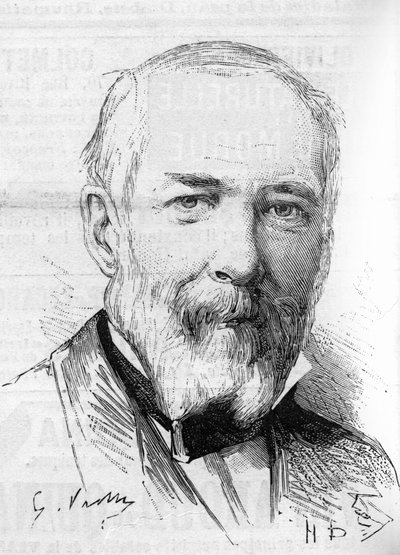 Portret van de beeldhouwer Francois Trupheme (1820-1888) door Unknown artist