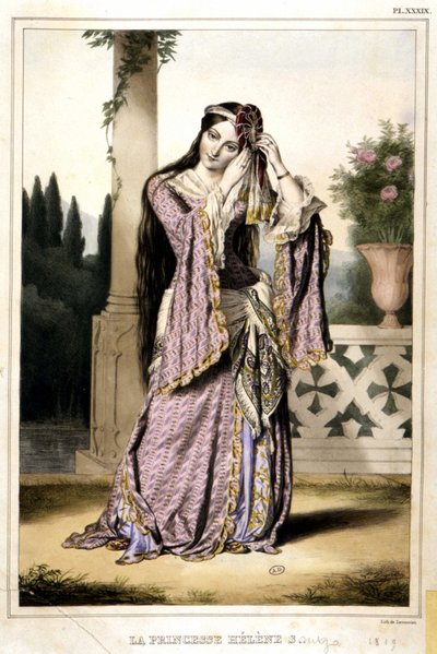 Prinses Helen Soutza door Unknown artist