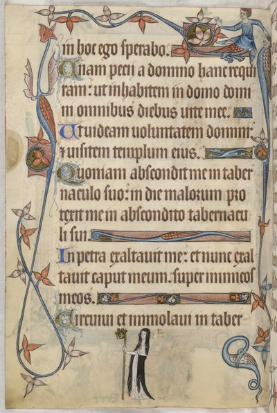Psalm 26; een abdis door Unknown artist