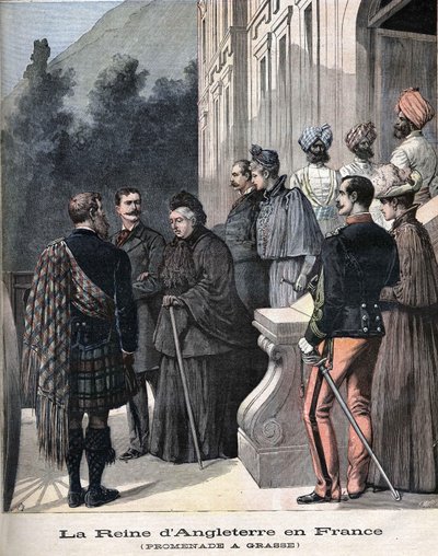 Koningin Victoria in Grasse, Frankrijk in april 1891 door Unknown artist