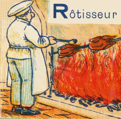 R als Rotisseur door Unknown artist