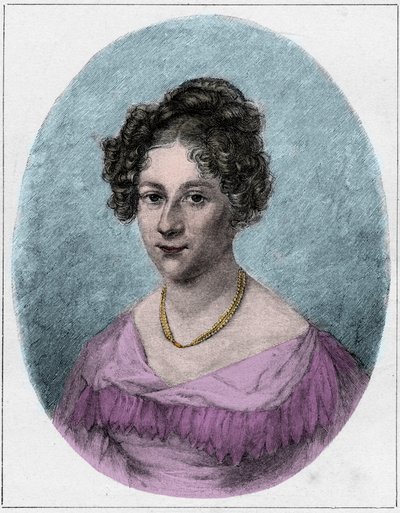 Rahel Varnhagen von Ense, geboren Rahel Levin, genaamd Rahel Robert of Robert-Tornow (Robert Tornow) (1771-1833), Duitse schrijfster uit de romantische periode door Unknown artist