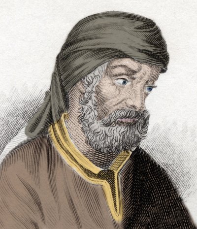 Afbeelding van Quintus Septimus Florens Tertullianus, bekend als Tertullianus (ca. 150/160- ca. 230/240) theoloog en kerkvader (gravure) door Unknown artist