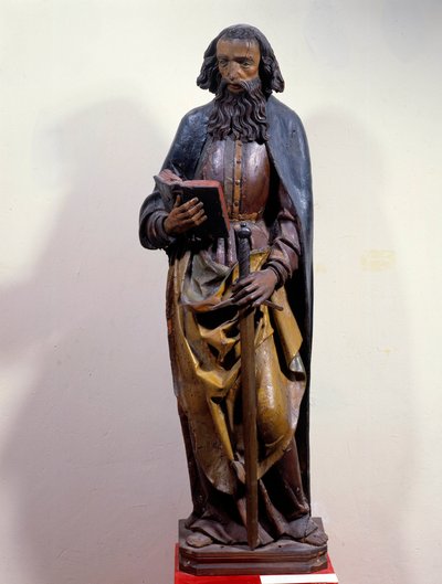 Representatie van Sint Paulus met een boek in de hand door Unknown artist