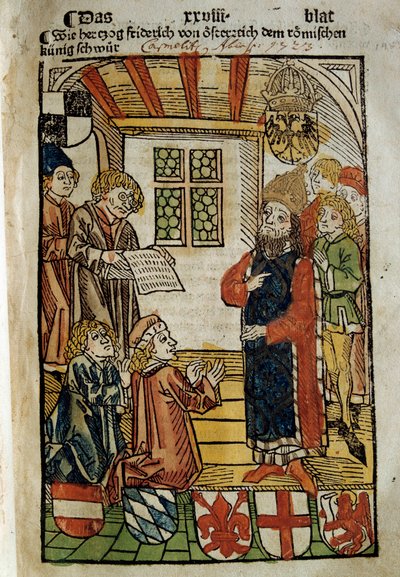 Voorstelling van het Concilie van Konstanz (1414-1418) door Unknown artist