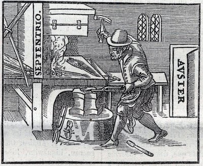 Reproductie van de gravure van het werk uit 1600 "De Magnete, Magneticisque Corporibus, et de Magno Magnete Tellure" (of Magnetisme en Magnetische Lichamen, en Grote Magneet van de Aarde) door William Gilbert door Unknown artist