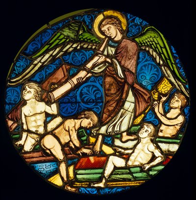 Opstanding van de doden glas-in-lood uit de Heilige Kapel door Unknown artist