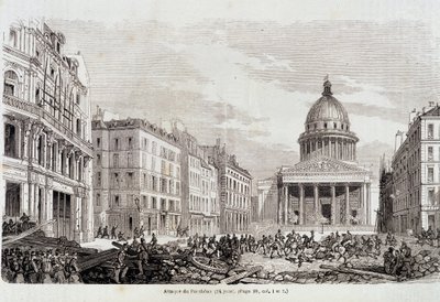 Revolutie van 1848: Aanval op het Pantheon op 24 juni 1848 - in 