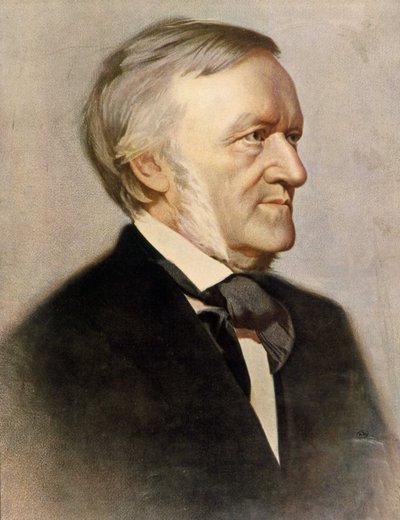 Richard Wagner (1813 - 1883) door Unknown artist