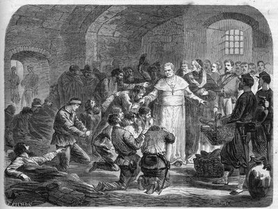 Risorgimento: Paus Pius IX (Giovanni Maria Mastai Ferretti werd Pius IX of Pio IX) door Unknown artist