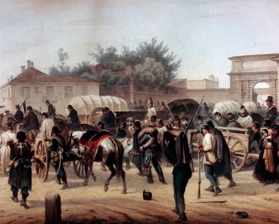 Risorgimento: De Vijf Dagen van Milaan (18-22 maart 1848) door Unknown artist