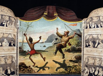 Robinson Crusoe en Vrijdag door Unknown artist
