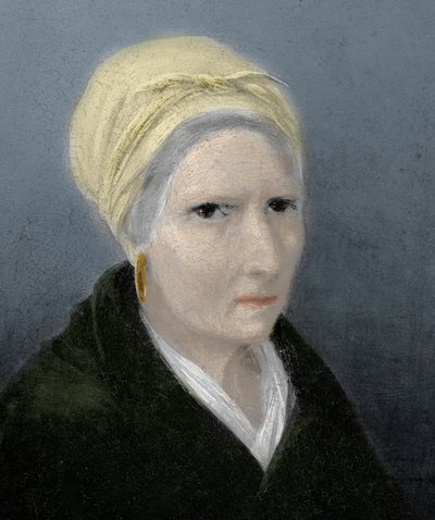 Rosa Raimondi (1776-1852) moeder van Giuseppe Garibaldi - moeder van Giuseppe Garibaldi - tekening naar een anoniem schilderij. door Unknown artist