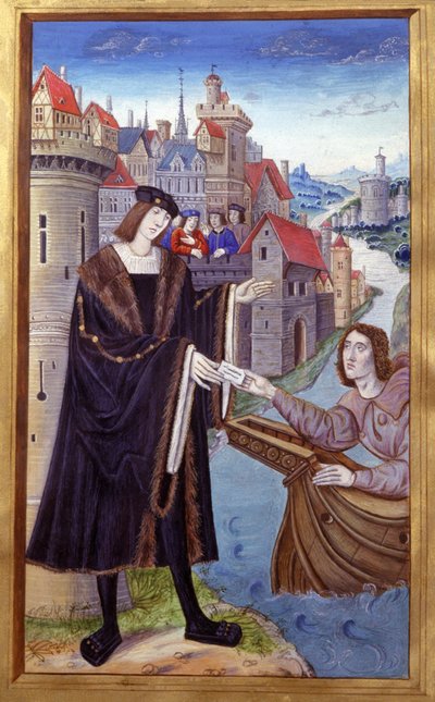 Koninklijke Bode (miniatuur) door Unknown artist