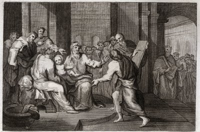 Royaumont Bijbel, Nieuwe Testament: Besnijdenis van Jezus Christus. Illustratie uit 1811. door Unknown artist
