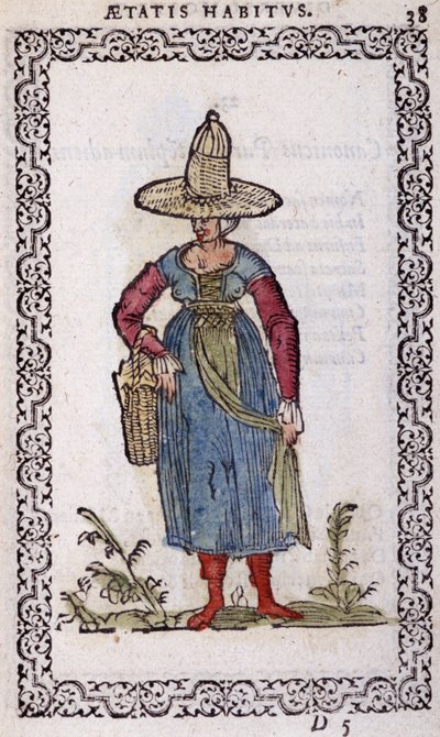 Rustieke vrouw van Bresse - in 