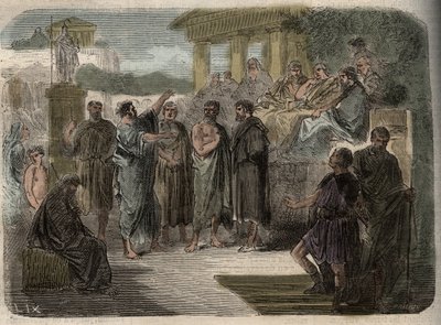 Sint Paulus predikend in Athene - De voorspelling van Sint Paulus in Athene - Paulus