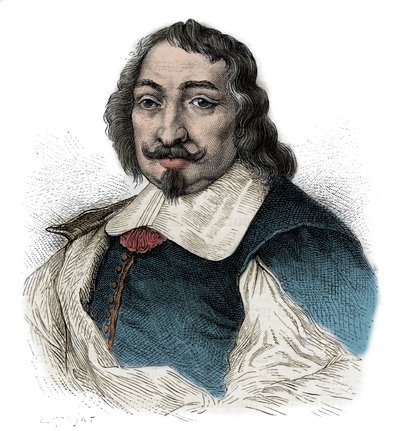 Samuel de Champlain (1567-1635) - Portret van Samuel de Champlain (1567-1635) Franse ontdekkingsreiziger in Amerika door Unknown artist