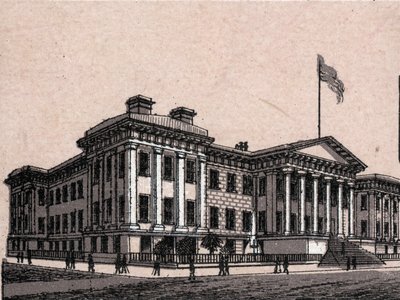 San Francisco, Verenigde Staten: uitzicht op de United States Branch Mint door Unknown artist