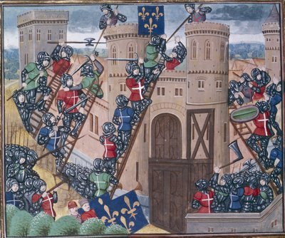 Beklimming van Pontaudemer door Unknown artist