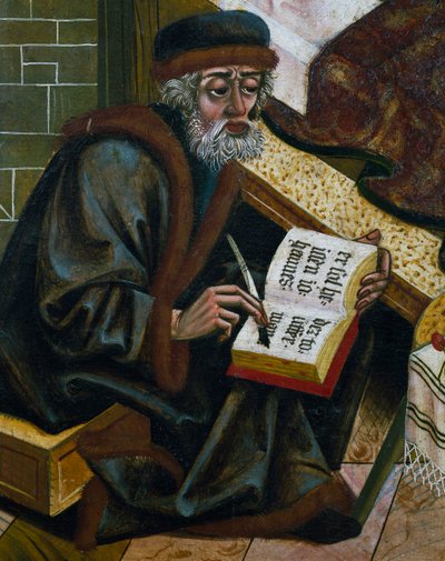 Schrijver, Franco-Rijnlandse kunst, (detail) door Unknown artist