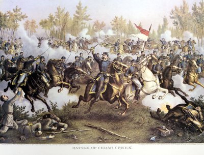 Secessieoorlog (1861 - 1865) of Amerikaanse Burgeroorlog: 19 oktober door Unknown artist